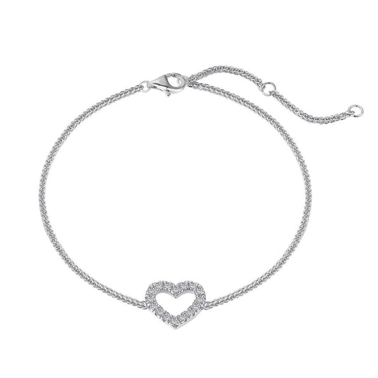 [Love More]Heart Shape Lover Bracelet