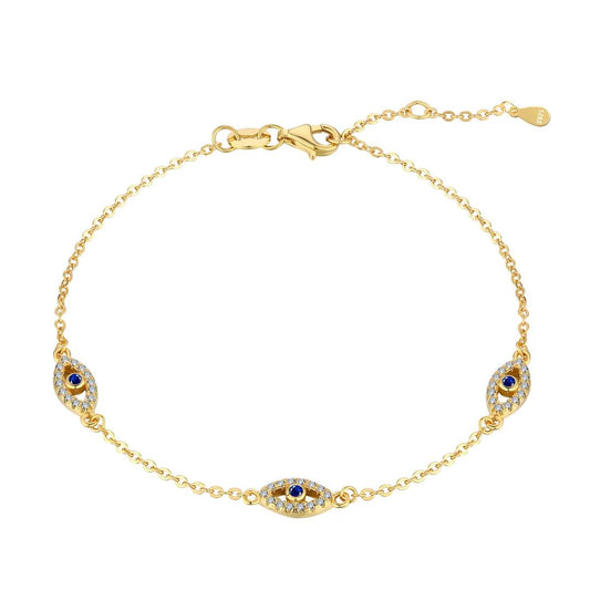 [Love More]Evil Eye Shape Pendent Necklace